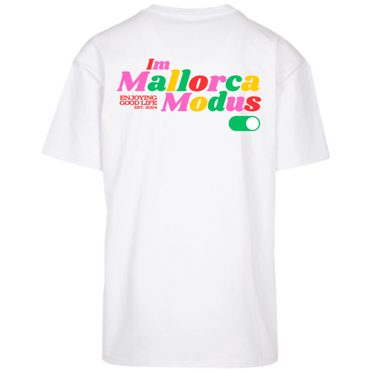 Im Mallorca Modus Heavy Oversized Malle T-Shirt mit Backprint