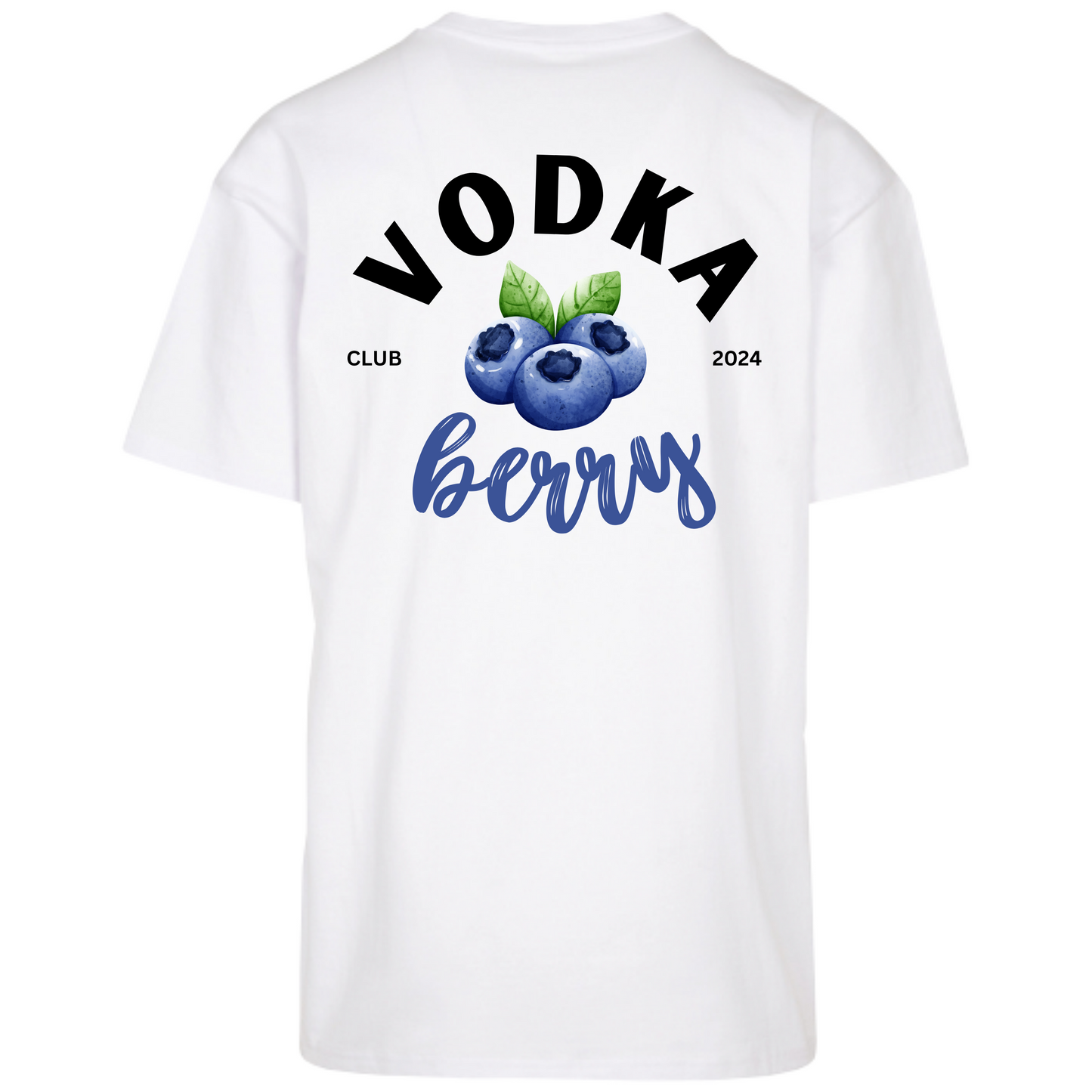 Vodka Berry Club 2024 Heavy Oversized T-Shirt mit Backprint