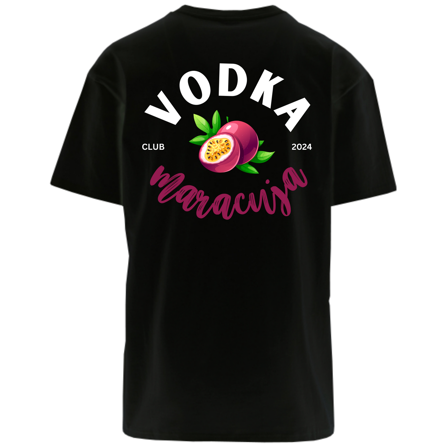 Vodka Maracuja Club 2024 Heavy Oversized T-Shirt mit Backprint